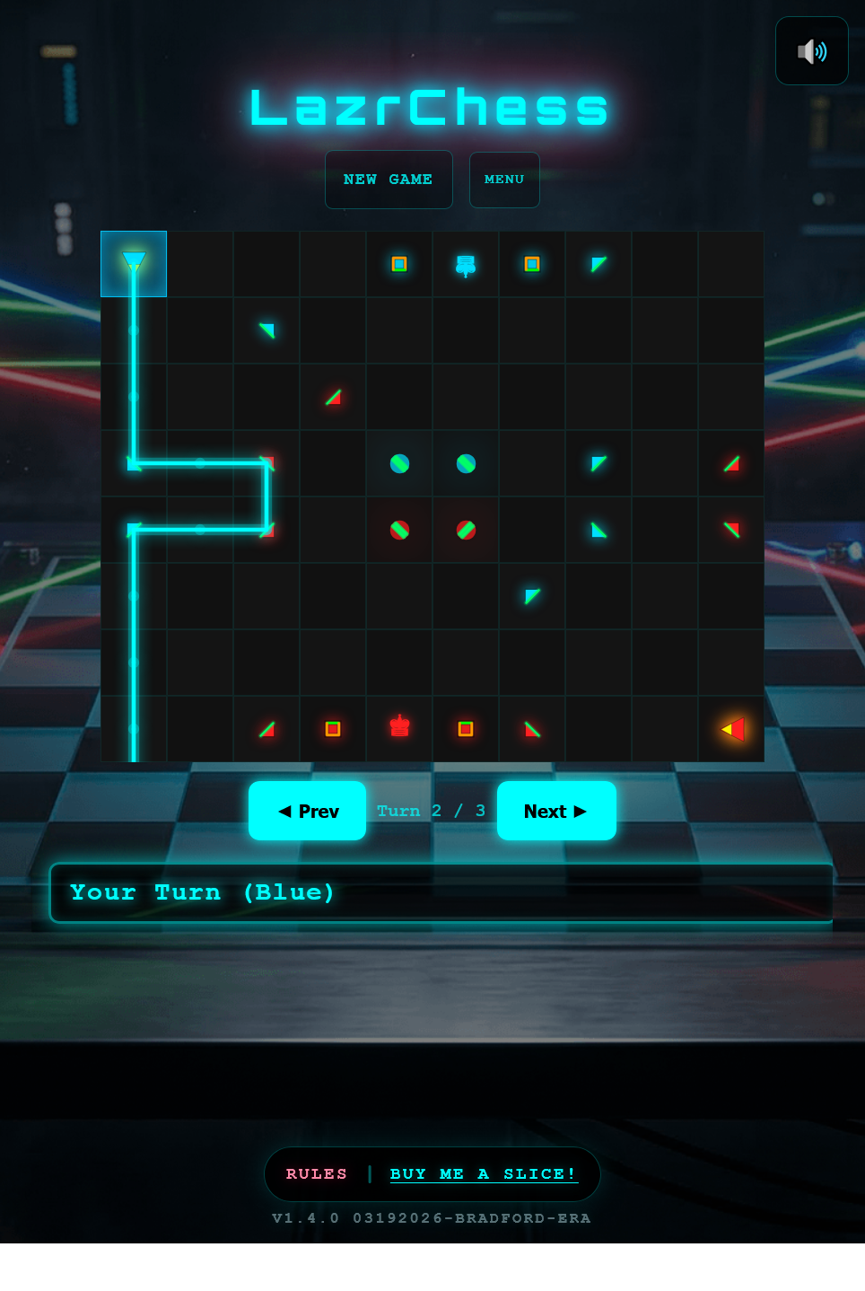 LazrChess gameplay screenshot