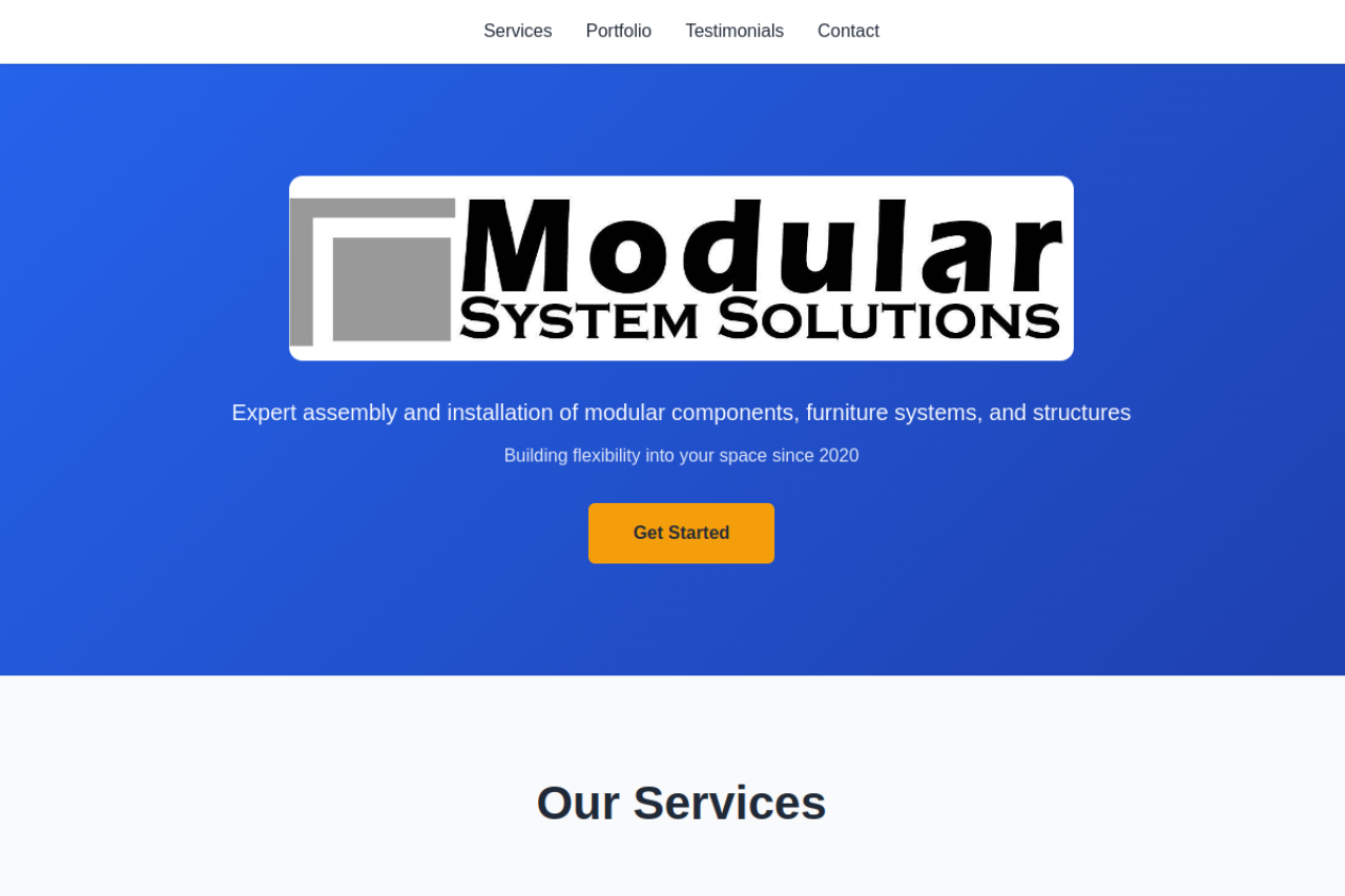 Modular Systems Solutions screenshot